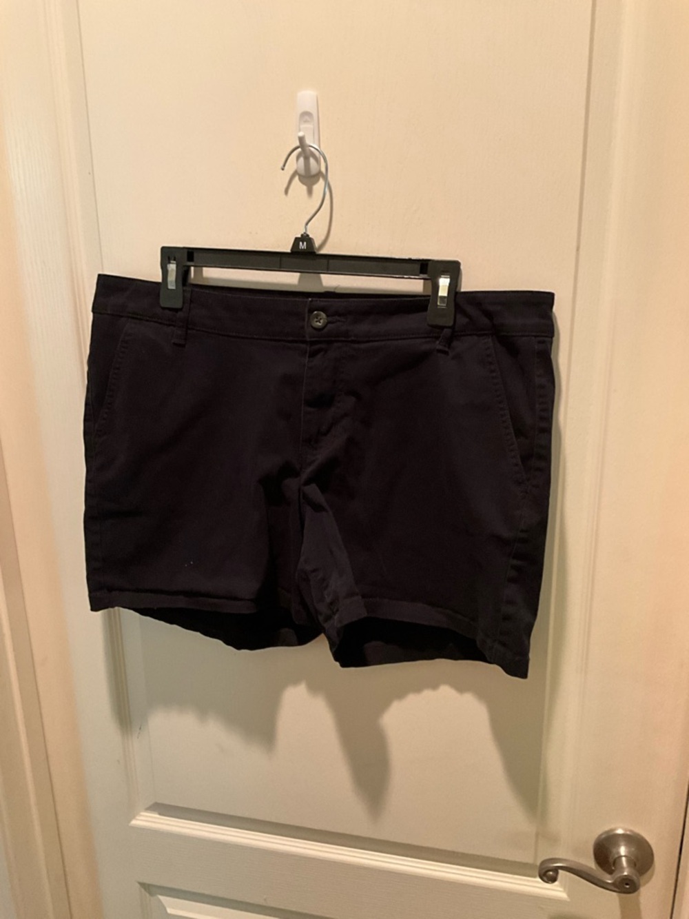 a.n.a Navy Women's Stretch Chino Shorts